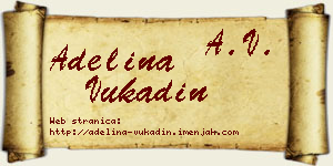 Adelina Vukadin vizit kartica